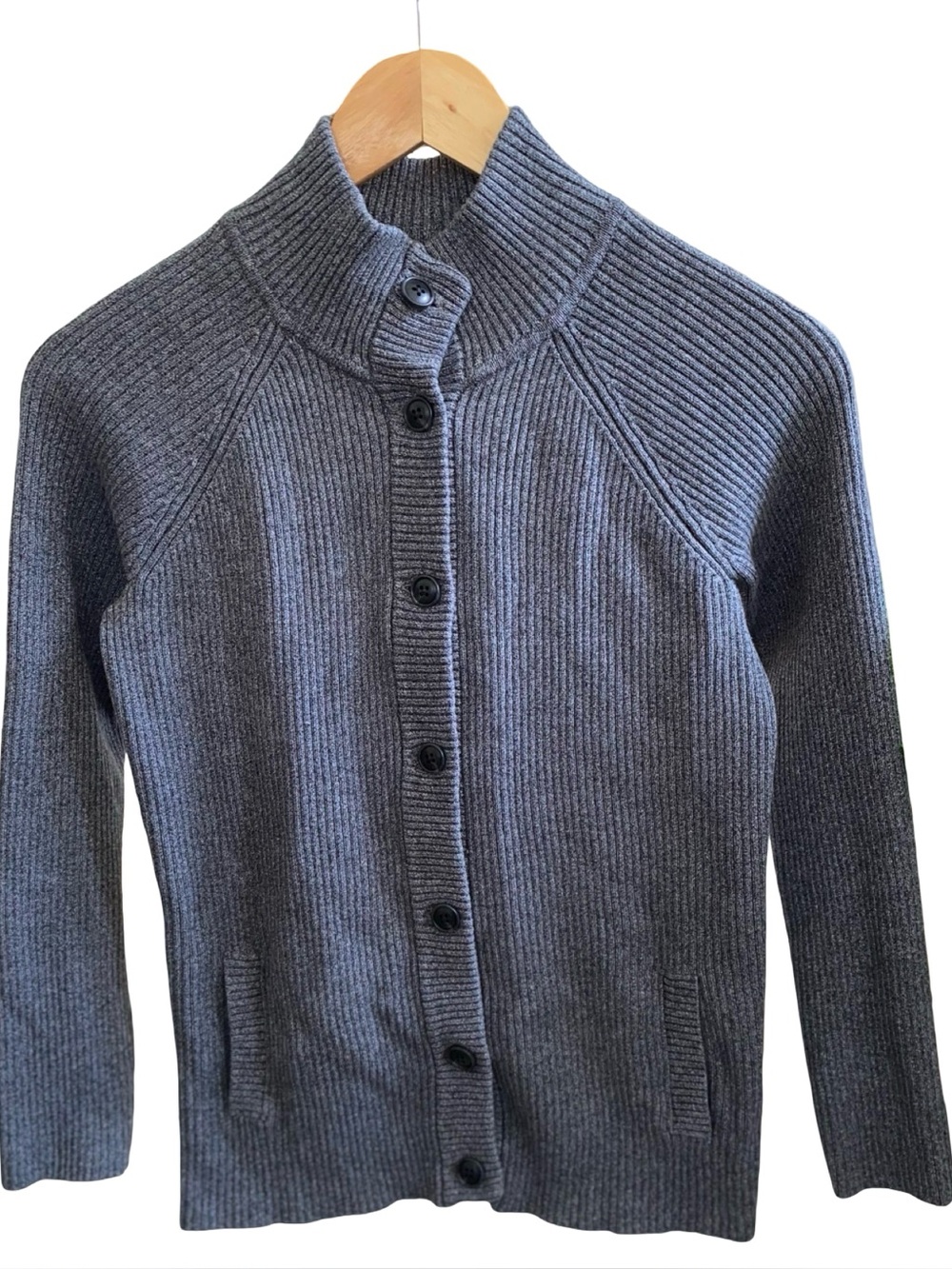 Eddie Bauer Women’s Gray Sweater Cardigan Size Small